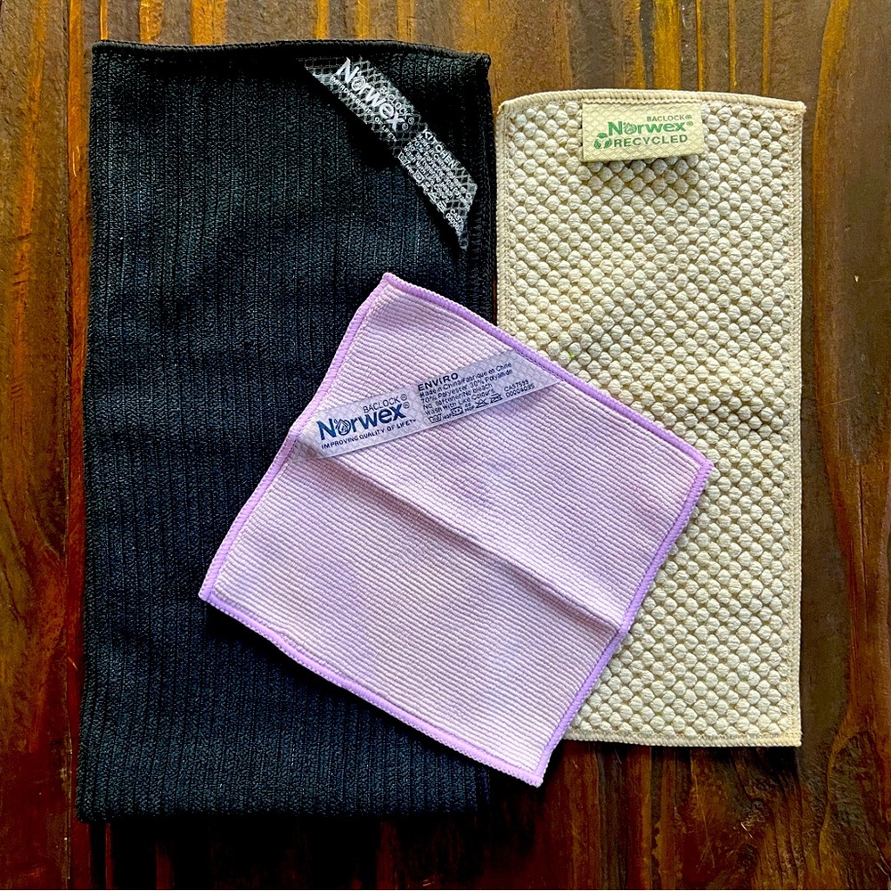 Norwex Bundle- 3 pieces (kitchen towel, kitchen dish cloth, mini enviro cloth)